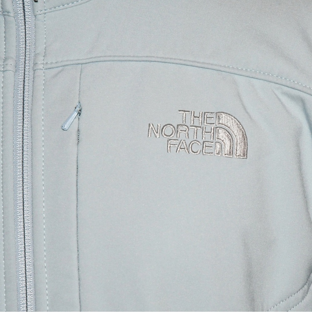 North Face Fleece Jacket Ice Blue View 2